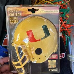 College Hitch Cover - Miami hurricanes